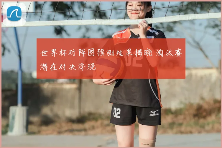 世界杯对阵图预测结果揭晓 淘汰赛潜在对决浮现